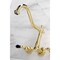 Kingston Brass KS1022PKL Wall Mount Roman Tub Faucet, Polished Brass KS1022PKL - alternate 2